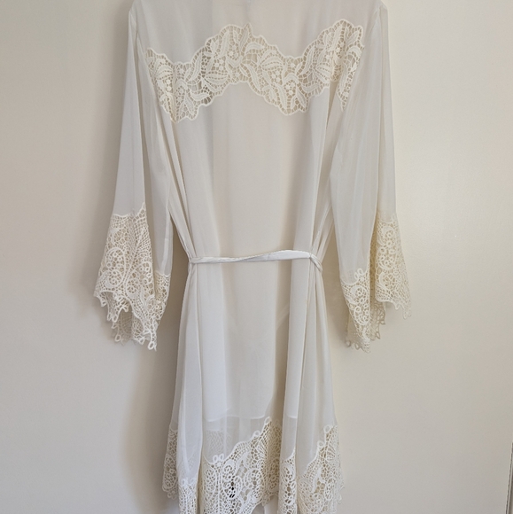 Yoana Baraschi Bhldn Bridal Robe Anthropologie - Picture 4 of 5